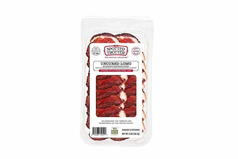 Wholesale Spotted Trotter Uncured Lomo Sliced 2 Oz- Bulk