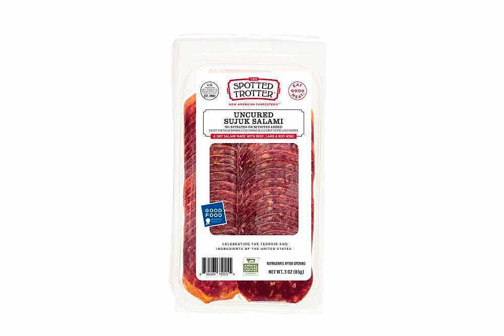 Wholesale Spotted Trotter Uncured Sujuk Salami 3 Oz- Bulk