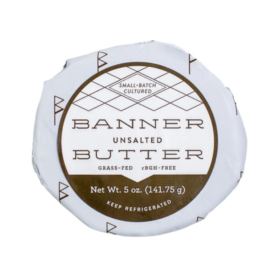 Wholesale Banner Butter Unsalted Cultured Butter 5 Oz- Bulk