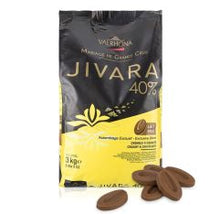Wholesale Valrhona Jivara 40% Milk Chocolate Feves 6.6 Lb- Bulk