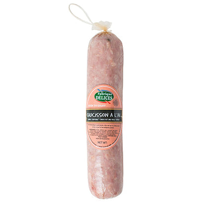 Wholesale Fabrique Delices Garlic Pork Sausage Large Links 1.5lb- Bulk
