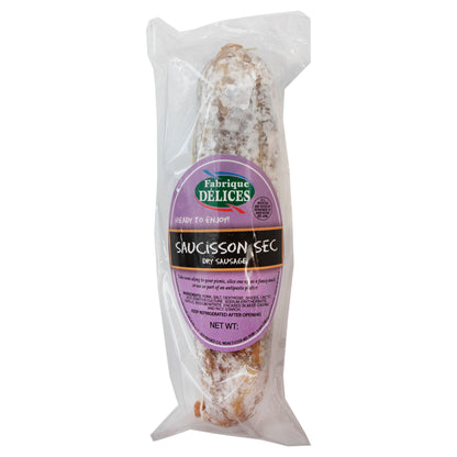 Wholesale Fabrique Delices Saucisson Sec, Dry Sausage- Bulk