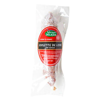 Wholesale Fabrique Delices Rosette De Lyon, Dry Sausage 12oz- Bulk