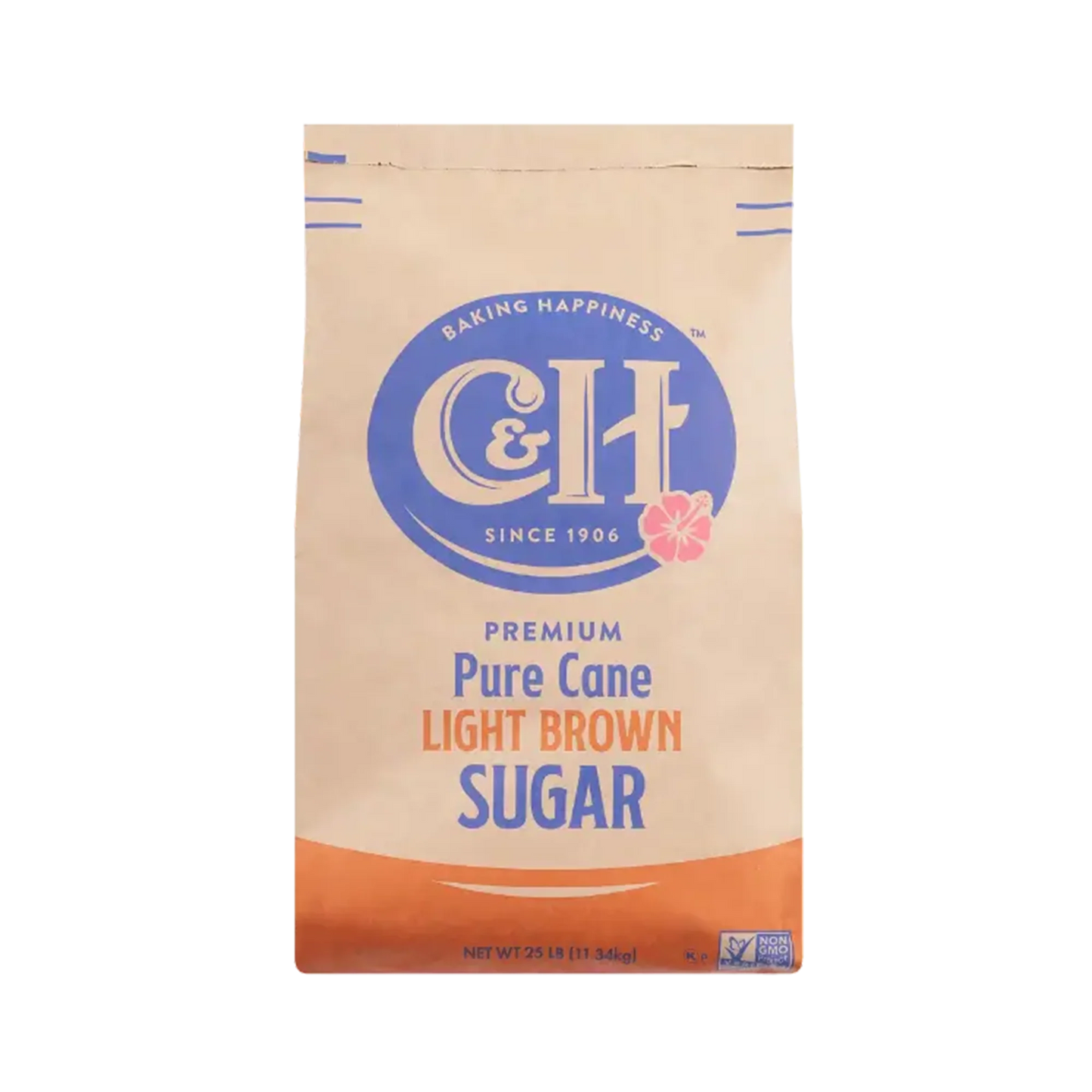 Wholesale C&H Golden Brown Sugar 25lb- Bulk