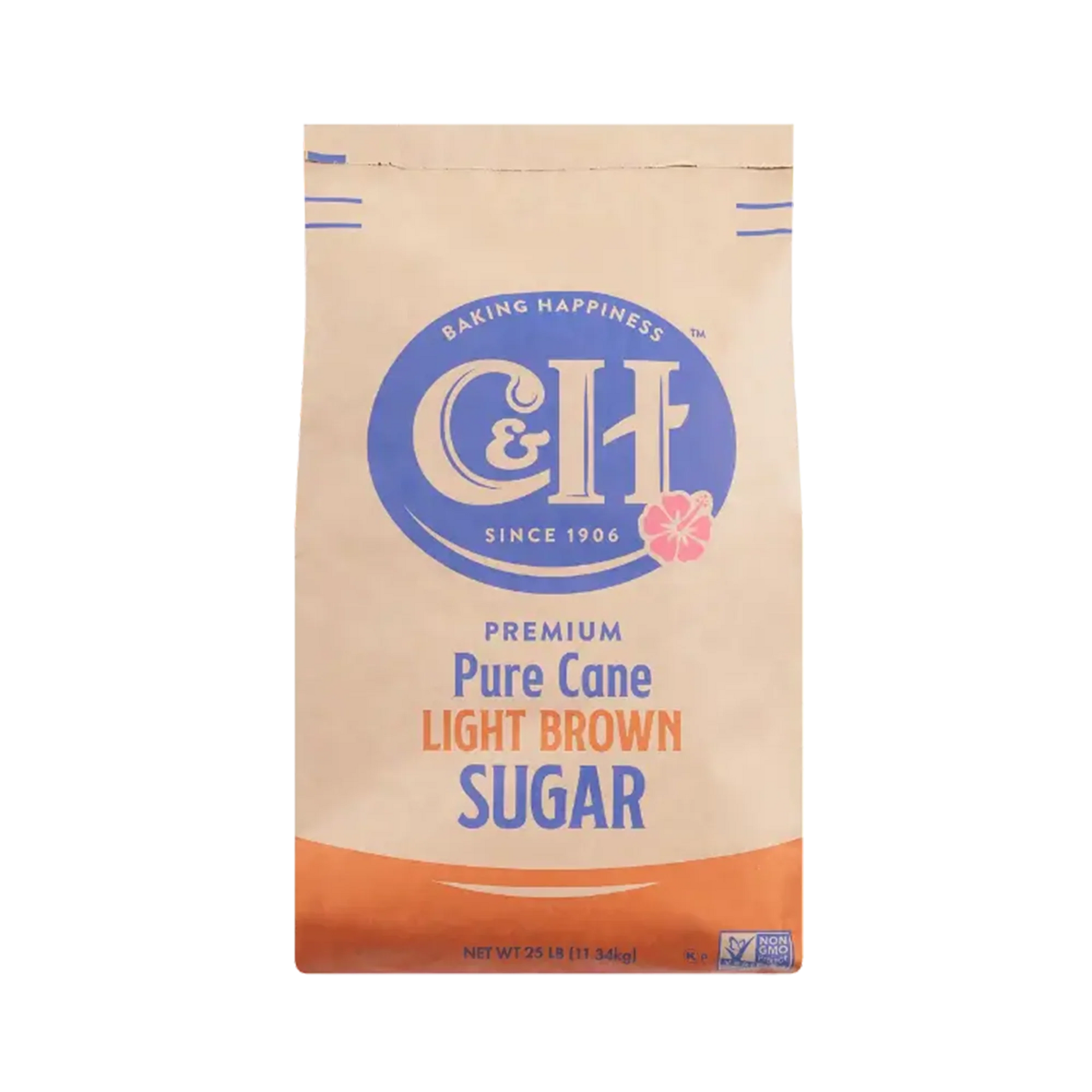Wholesale C&H Golden Brown Sugar 25lb- Bulk