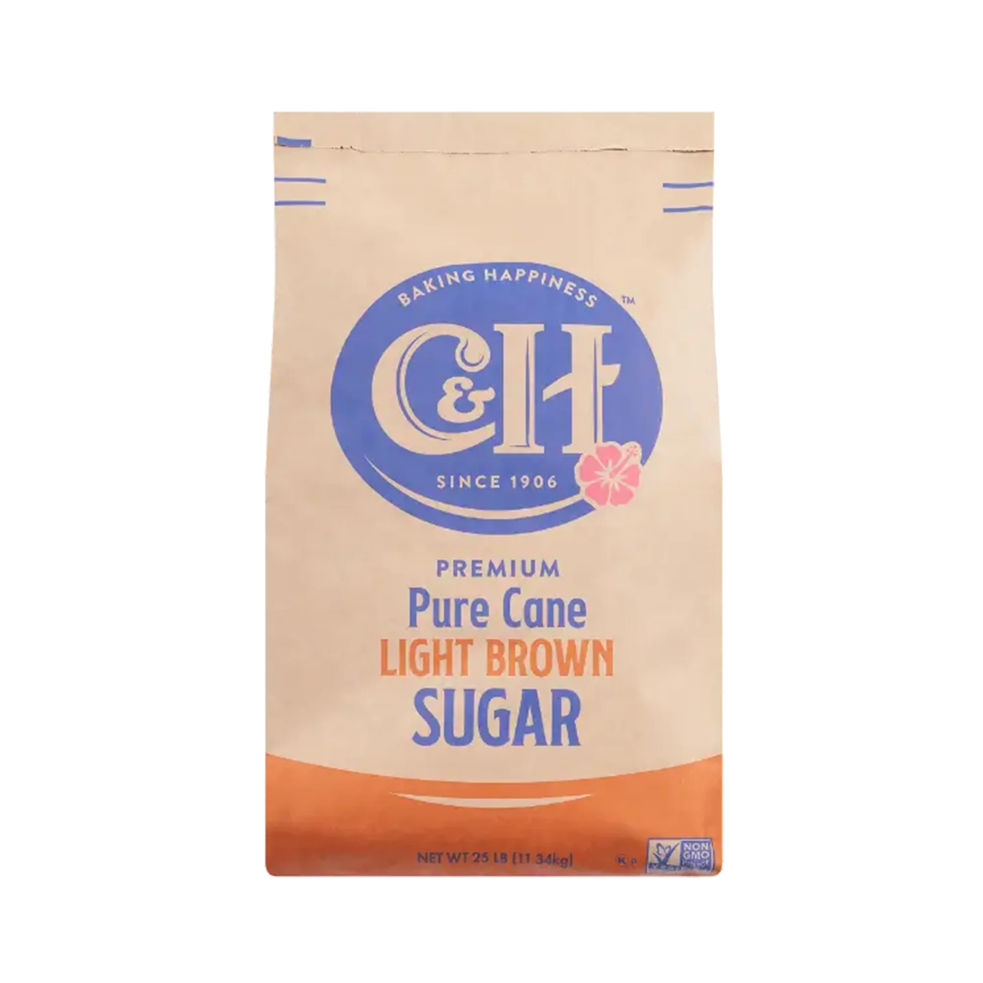 Wholesale C&H Golden Brown Sugar 25lb- Bulk