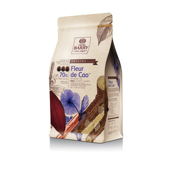 Wholesale Callebaut 70% Bittersweet Chocolate Fleur De Cao 11lb- Bulk