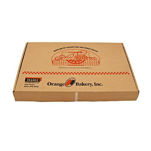 Wholesale Orange Bakery Croissant Dough Sheets 25lb- Bulk
