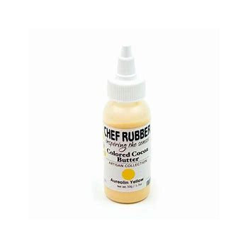 Wholesale Chef Rubber Aurelian Yellow Cocoa Butter- Bulk