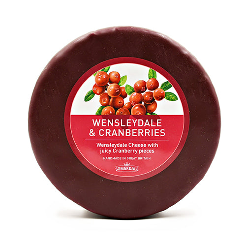 Wholesale Somerdale Wensleydale with Cranberries 4.96lb- Bulk