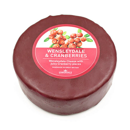 Wholesale Somerdale Wensleydale with Cranberries 4.96lb- Bulk