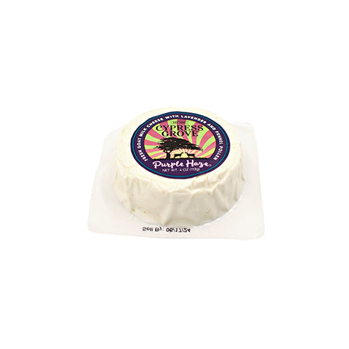 Wholesale Cypress Grove Purple Haze Fresh Goat Cheese Disk 4oz- Bulk
