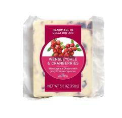 Wholesale Somerdale Wensleydale & Cranberries Cuts 5.3 Oz- Bulk
