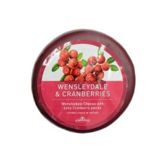 Wholesale Somerdale Cranberry Wensleydale Wheel 4.96 Lb- Bulk