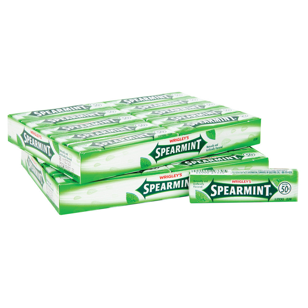 Wholesale Wrigley Spearmint 0.50 Preprice- Bulk