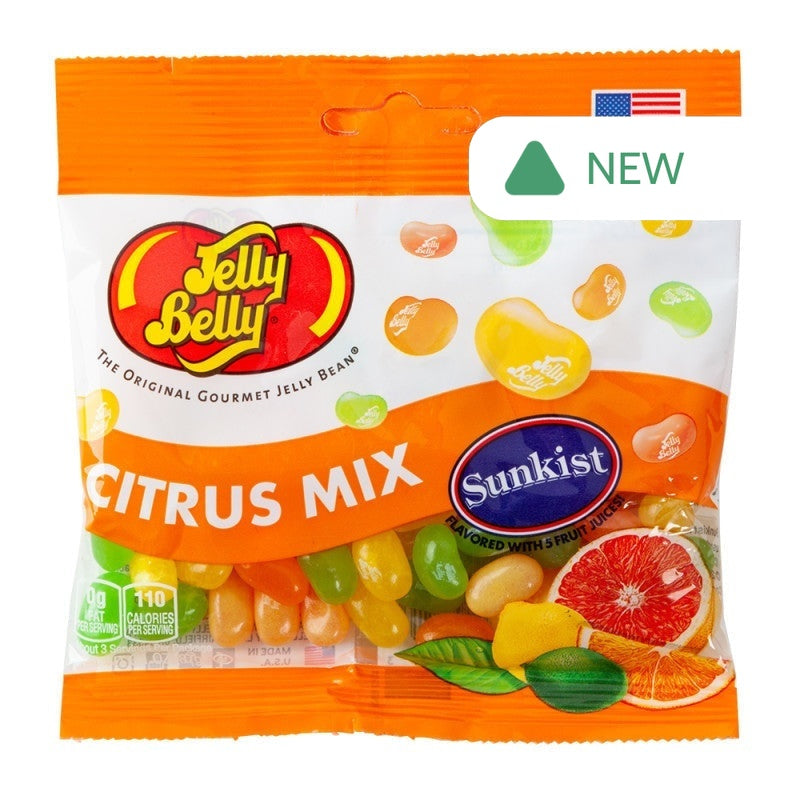 Wholesale Jelly Belly Sunkist Citrus Mix Jelly Beans 3.5 Oz Bag- Bulk