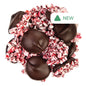 Wholesale BOX N CASE DARK CHOCOLATE NONPAREILS WITH CRUSHED PEPPERMINT- Bulk