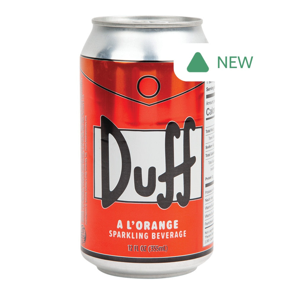 Wholesale Duff A L'Orange Sparkling Beverage 12 Oz Can *Not For Sale In Canada*- Bulk