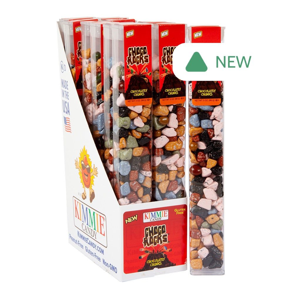 Wholesale Chocorocks Gemstones 3 Oz Tube- Bulk