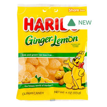 Wholesale Haribo Ginger Lemon Gummi Candy 4 Oz Peg Bag- Bulk