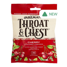 Wholesale Jakemans Throat & Chest Cherry Cough Drops 30 Pc 4 Oz Peg Bag- Bulk