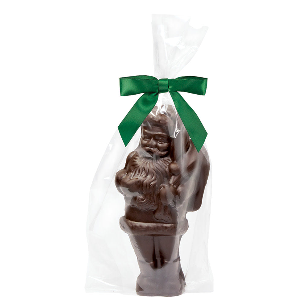 Wholesale Nancy Adams Solid Belgian Dark Chocolate Santa 15 Oz- Bulk
