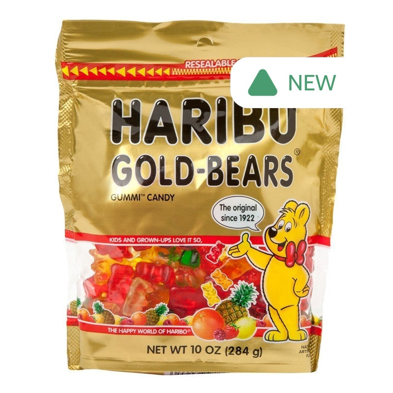 Wholesale Haribo Gold Bears Gummi Candy 10 Oz Stand Up Bag- Bulk