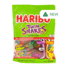 Wholesale Haribo Twin Snakes Gummi Candy 5 Oz Peg Bag- Bulk