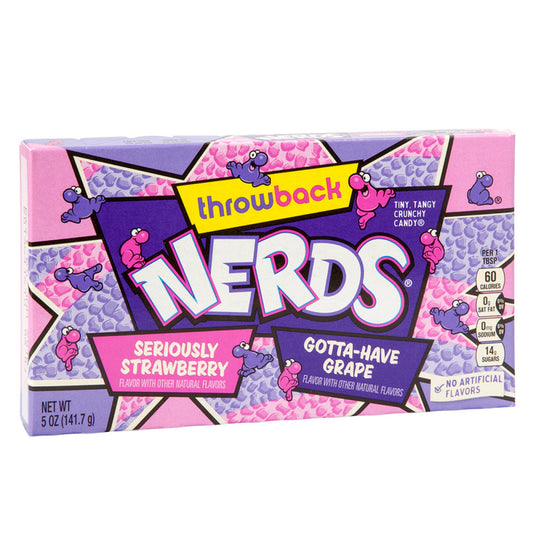Wholesale Nerds Throwback Grape And Strawberry 5 Oz Theater Box- Bulk
