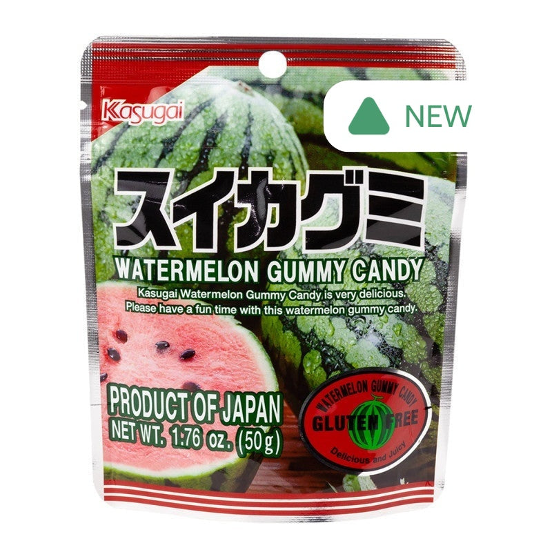 Wholesale Kasugai Gummy Watermelon 1.76 Pouch- Bulk
