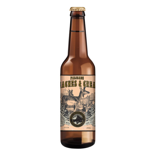 Wholesale Rocky Mountain Soda Palisade Peach & Cream 12 Oz Bottle 4 Pack- Bulk
