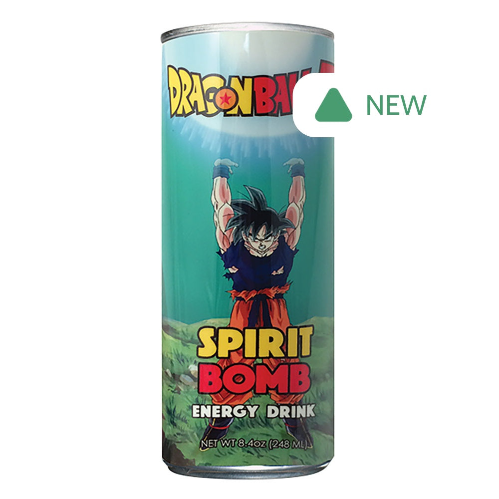 Wholesale Dragon Ball Z Spirit Bomb Energy Drink 12 Oz Can *Not For Sale In Canada*- Bulk