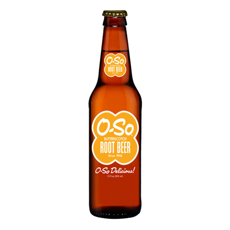Wholesale O-So Butterscotch Root Beer 12 Oz Bottle- Bulk