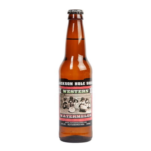 Wholesale Jackson Hole Western Watermelon Soda 12 Oz Bottle- Bulk