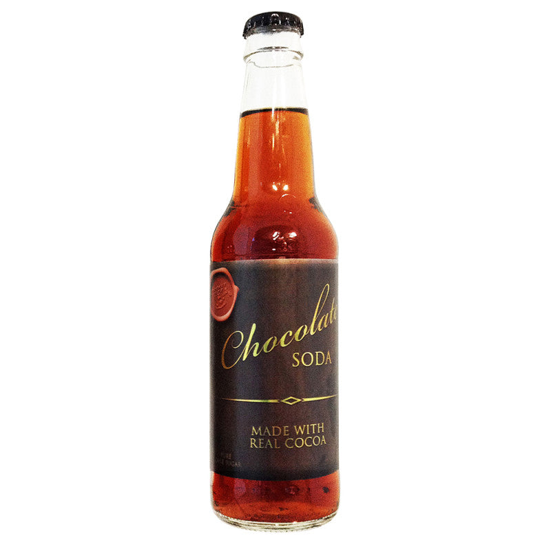 Wholesale Gourmet Chocolate Soda 12 Oz Bottle- Bulk