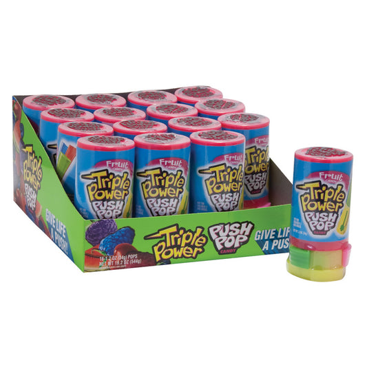 Wholesale Push Pop Triple Power- Bulk