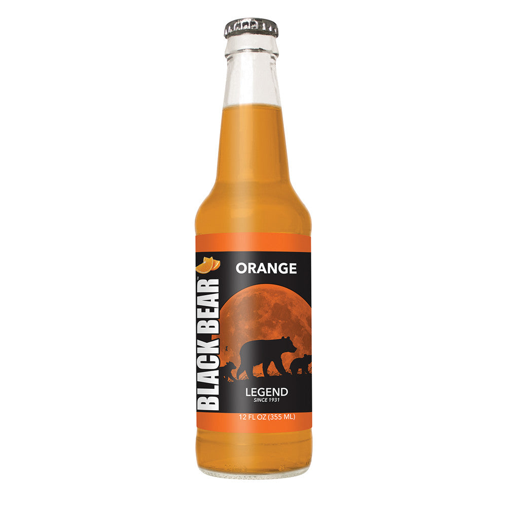 Wholesale Black Bear Orange Soda 12 Oz Bottle- Bulk