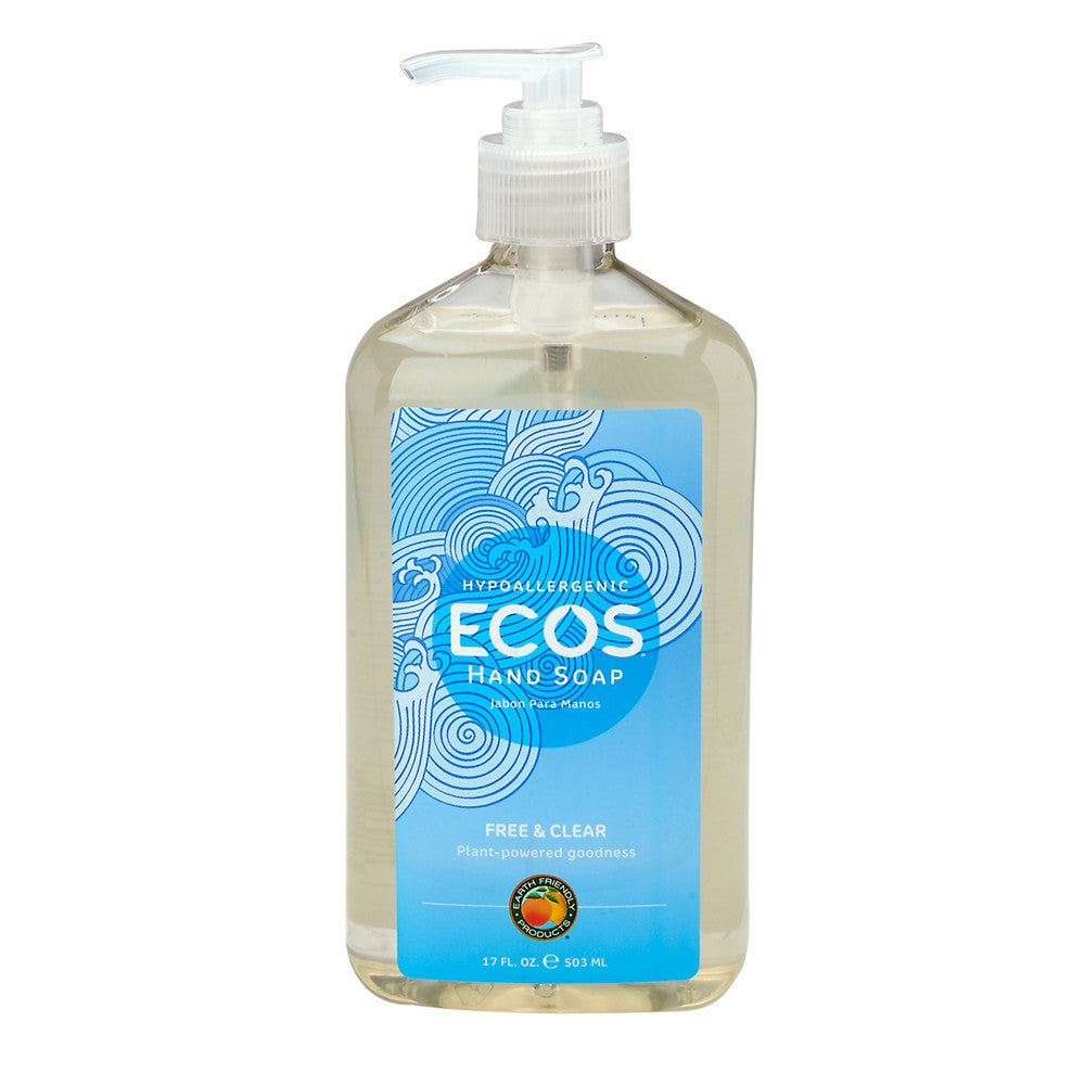 Wholesale Earth Friendly Fragrance Free Liquid Hand Soap 17 Oz Pump Bottle- Bulk