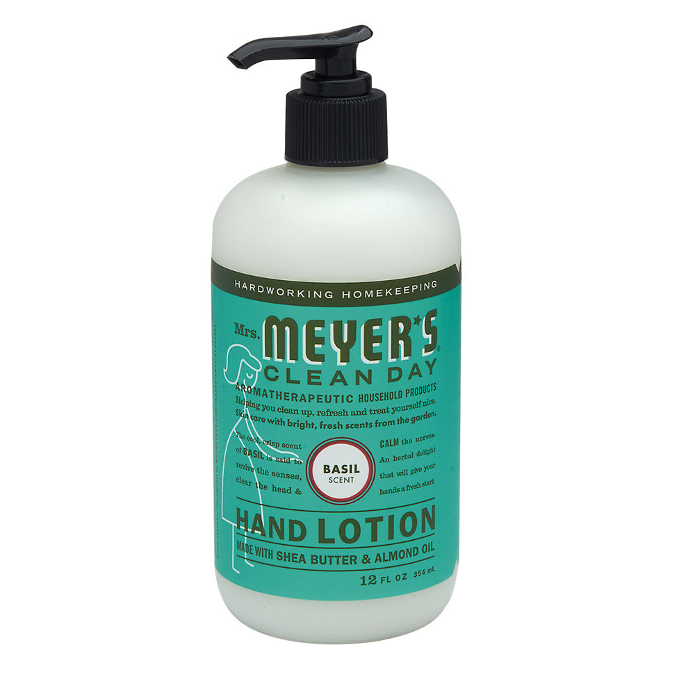 Wholesale Mrs. Meyer'S Basil Hand Lotion 12 Oz Pump Bottle- Bulk