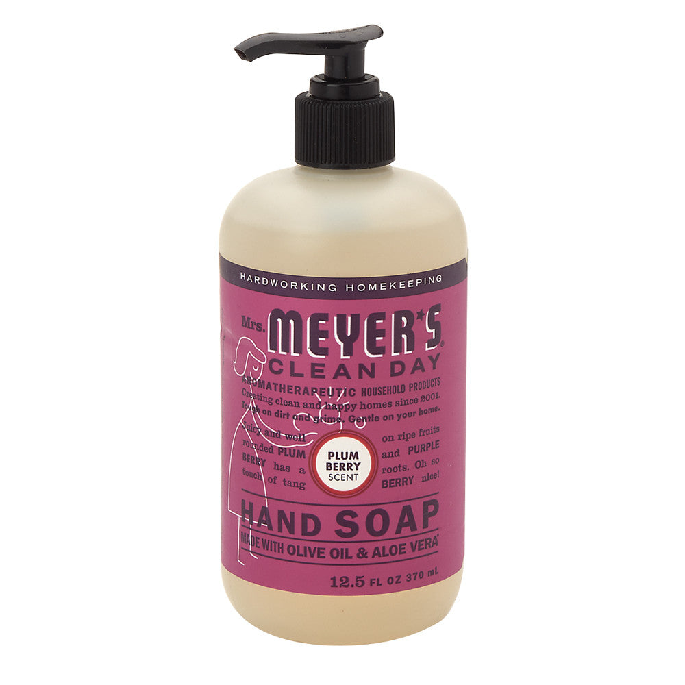 Wholesale Mrs.Meyer'S Plumberry Liquid Hand Soap 12.5 Oz Pump Bottle- Bulk