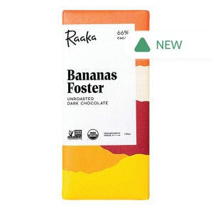 Wholesale Raaka Mini Bars 68% Dark Chocolate With Bananas Foster 0.28 Oz- Bulk