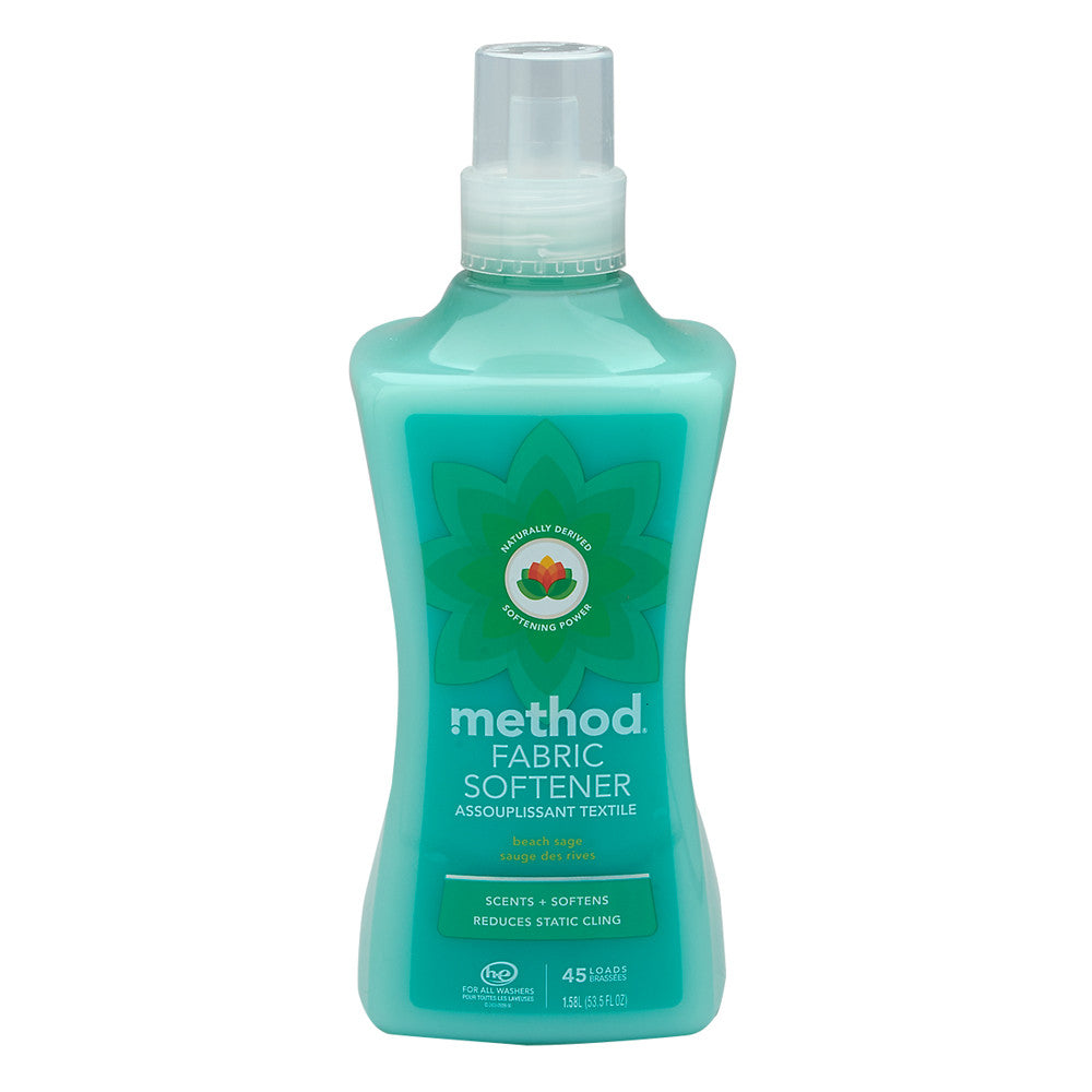 Wholesale Method Beach Sage Fabric Softener 53.5 Oz Bottle- Bulk