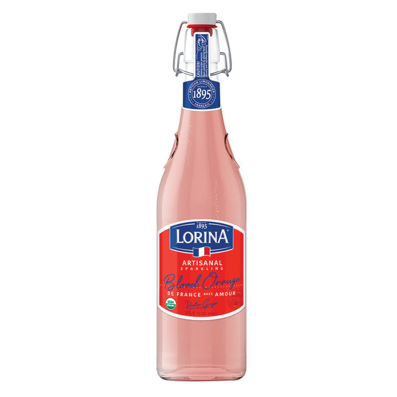 Wholesale Lorina Blood Orange Naturally Flavored Sparkling Soda 25.4 Oz Bottle - Pack- Bulk