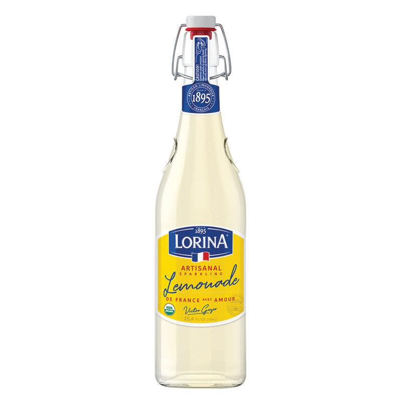 Wholesale Lorina Lemonade Naturally Flavored Sparkling Soda 25.4 Oz Bottle - Pack- Bulk
