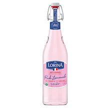 Wholesale Lorina Pink Lemonade Naturally Flavored Sparkling Soda 25.4 Oz Bottle - Pack- Bulk