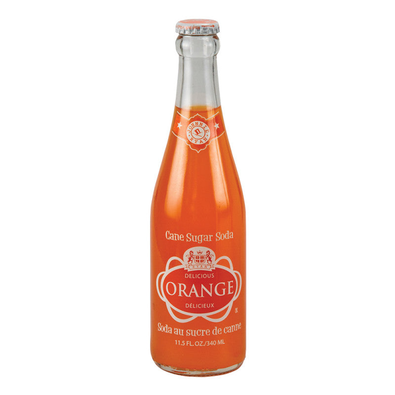 Wholesale Johnnie Ryan Orange Soda 4 Pk 11.5 Oz Bottle- Bulk