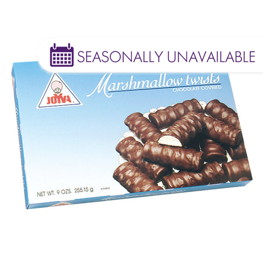 Wholesale Joyva Kosher For Passover Vanilla Marshmallow Twists 9 Oz Box- Bulk