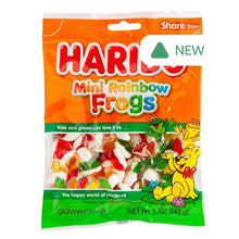 Wholesale Haribo Mini Rainbow Frogs Gummi Candy 5 Oz Peg Bag- Bulk