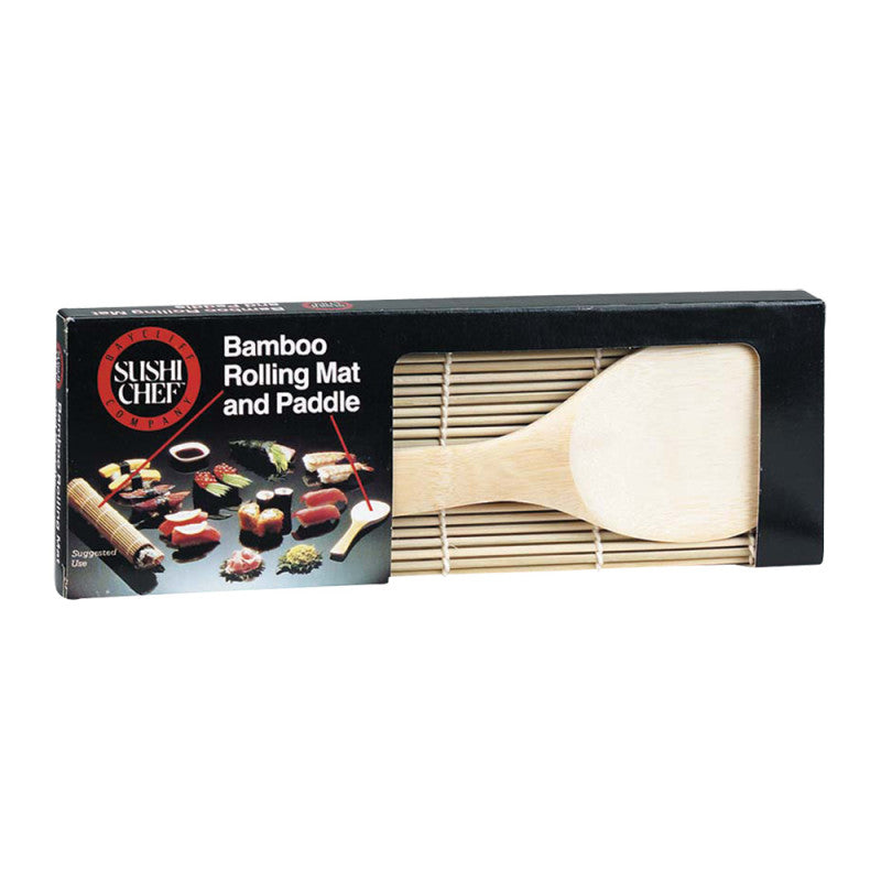 Wholesale Sushi Chef Bamboo Rolling Mat And Paddle- Bulk