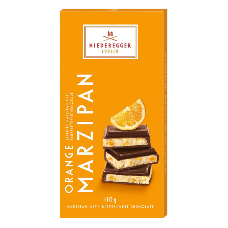 Wholesale Niederegger Classic Orange Marzipan 3.88 Oz Bar- Bulk